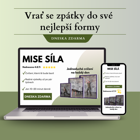 MISE SÍLA - Dostaň se zpátky do formy